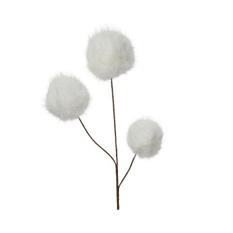 RAMO BULBI EFFETTO NEVE H.70CM.